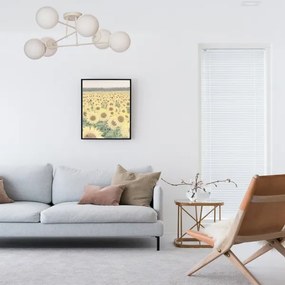 MOON felületre szerelhető csillár 6xE27/15W/230V krémszínű