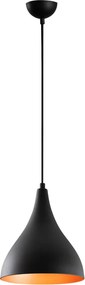 Berceste N-1395 fekete vas függőlámpa, Ø22 cm