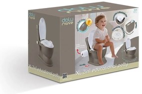 Dolu Gyermek WC XL, szürke, 45 x 40 x 28 cm, 45 x40 x 28 cm