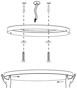 Eglo 900055 - LED RGBW Dimmelhető mennyezeti lámpa TURCONA-Z LED/22,4W/230V