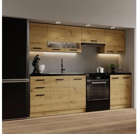 Konyhabútor ROSALIA 240 cm craft tölgy