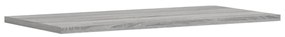 4 db szürke sonoma színű szerelt fa fali polc 60 x 30 x 1,5 cm