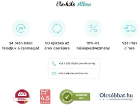 DUAL BASIC barack színű törölköző 50x100 cm, 100% pamut
