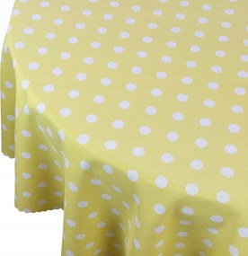 Abrosz Foltálló Pöttyös Sárga Kör Átmérő 160 cm