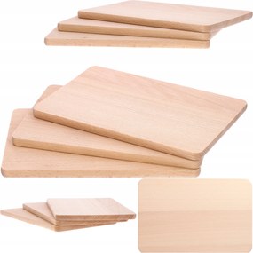 Mwood 3 db-os reggeliződeszka szett 22x14 Cm Zöldségszeleteléshez