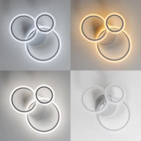 Brilagi - LED Dimmelhető felületre szerelhető csillár ORBITS LED/40W/230V 3000-6500K fehér + távirányító