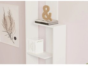 könyvespolc Wand - White