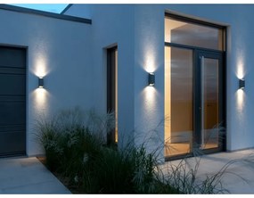 Nordlux - Kültéri fali lámpa NICO 2xGU10/35W/230V IP54 antracit