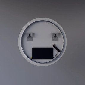 Kerek LED tükör Ø60cm Welland Alpha | Fehér és színes háttérvilágítás - RGB funkciók