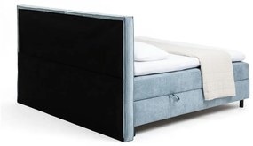 Kék ágyneműtartós boxspring ágy 160x200 cm Elva Bold – Bonami Selection