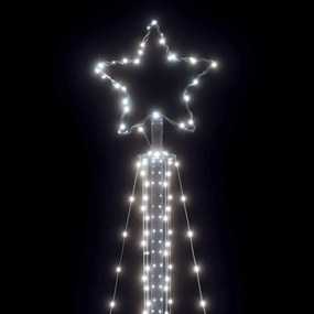 hideg fehér LED karácsonyfa 483 LED 240 cm