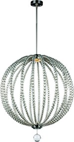 Feiss glamour kristály LED függeszték oberlin nikkel elsfe-oberlin-p-l