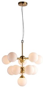 Endon 76500 - Csillár zsinóron OSCAR 11xG9/18W/230V réz