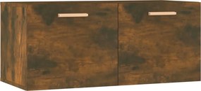 vidaXL füstös tölgy színű szerelt fa faliszekrény 80 x 35 x 36,5 cm