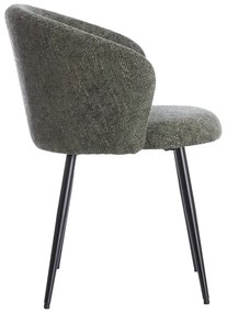 Khaki fém étkezőfotel szett 2 db-os Radaja – Light &amp; Living