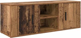 vidaXL TV szekrény Öreg fa 100 x 31,5 x 35 cm Faanyag