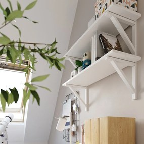 Fehér fém asztali lámpa (magasság 43 cm) Etna – Sollux