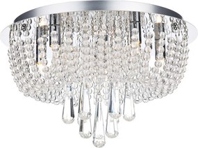 DAR LIGHTING SAI5450 SELINA Kristály Mennyezeti Lámpa Csiszolt Króm G9 IP20