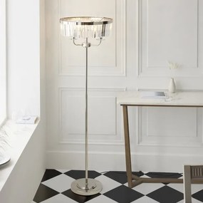 Endon 108103 - Állólámpa CHESTERFIELD 3xE14/6W/230V fényezett króm