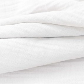 Goldea muszlin párnahuzat - fehér 40 x 40 cm