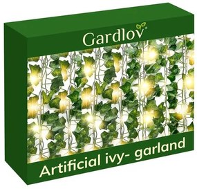Műborostyán + LED Gardlov 24538