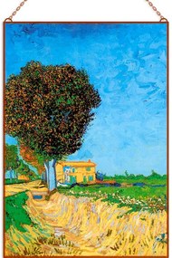 Van Gogh-A Lane Near Arles üvegkép, falikép