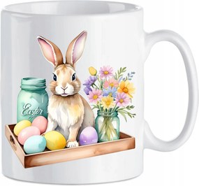 Húsvéti Bögre Kerámia Nyuszi Húsvéti tojás Dekoráció