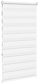 zebrafüggönnyel fehér szövetszélesség 85,9 cm poliészter