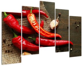 Kép - chili, paprika (125x90cm)