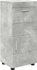 vidaXL Fürdőszobai Szekrény Szett TULUM Beton Szürke 37 x 31,5 x 82 cm