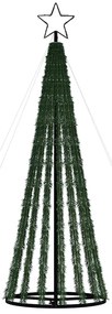 színes LED karácsonyfa 275 LED 180 cm