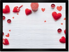 Poszterek keretben 40x30 Nőnap Ajándék Love