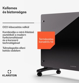 Klarstein Bornholm Smart 2500, konvektor, 2500 W, WiFi, LED, IP24