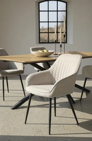 Nolan karfás design szék