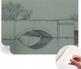 Öntapadós Dekoratív Fotótapéta Hálószobába Íves híd 208x146 cm