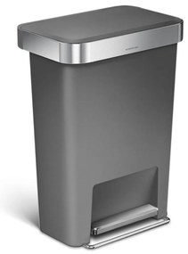 Pedálos műanyag szemetes 45 l - simplehuman