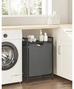 REX mosókosár fekete/szürke