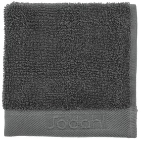 Sötétszürke frottír pamut törölköző 30x30 cm Comfort – Södahl
