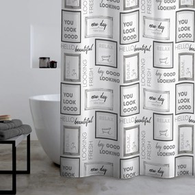 Zuhanyfüggöny 180x180 cm Relax and Unwind – Catherine Lansfield