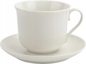 Porcelán csésze 400 ml csészealj Bella krém