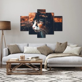 Kép - A macska látképe (150x105 cm)