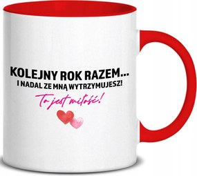 Bögre Piros Fül Következő Év Együtt Esküvő Évforduló Ajándék Pároknak