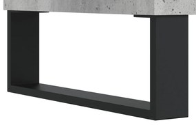 betonszürke szerelt fa tálalószekrény 34,5 x 32,5 x 90 cm
