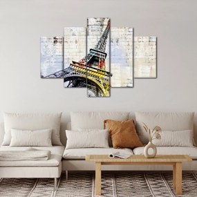 Kép - Az Eiffel-torony digitális művészete (150x105 cm)