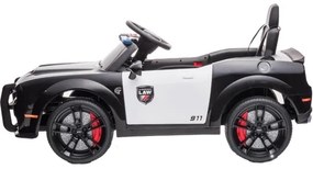 Elektromos Dodge Challenger rendőrautó 50W/4500 mAh fekete-fehér