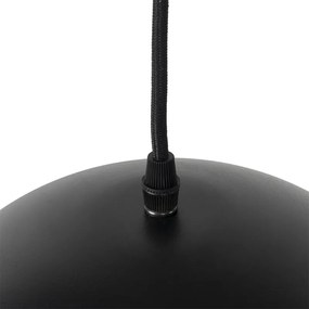 Ipari függőlámpa fekete arannyal 3-lámpás - Magnax