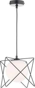 Dar Lighting modern függeszték dreyson fehér matt fekete dardre0122