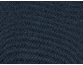 Sötétkék kinyitható-tárolóhelyes sarokkanapé (bal oldali-L alakú) Fuji – Bobochic Paris