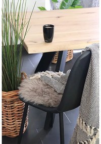 Báránybőr ülőpárna, gomba, 35 cm