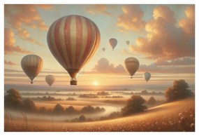 Kép ballonok az esti csendben
